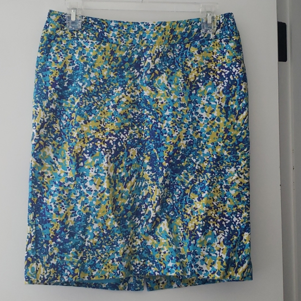 Merona Cool Colors Pencil Skirt Sz 4